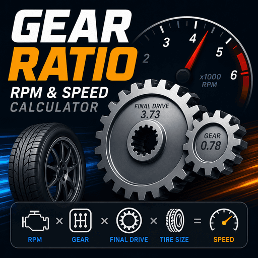 Gear Ratio & Speed Calculator Icon