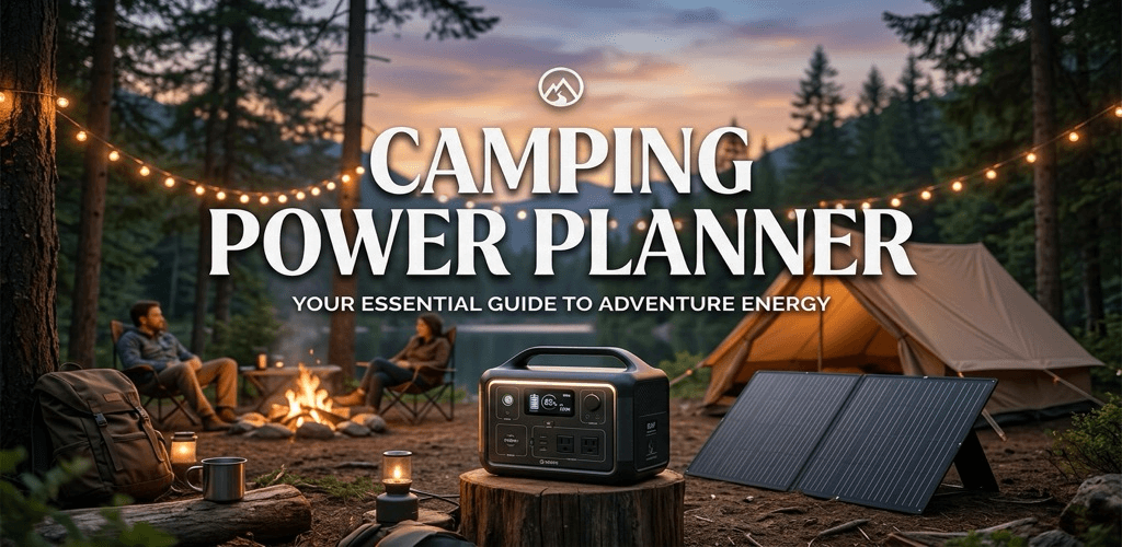 Camping Power Planner Feature Graphic