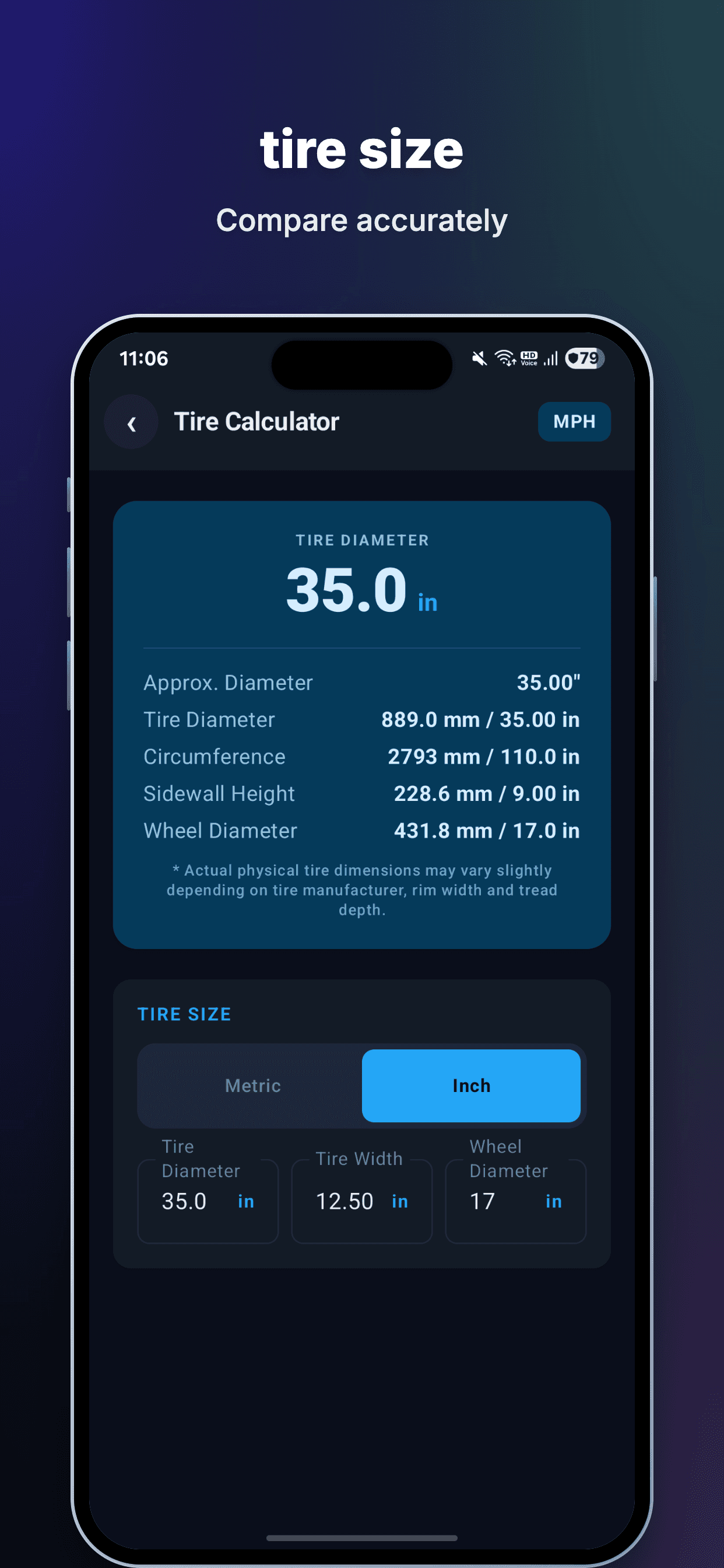 Gear Ratio & Speed Calculator Screenshot 5