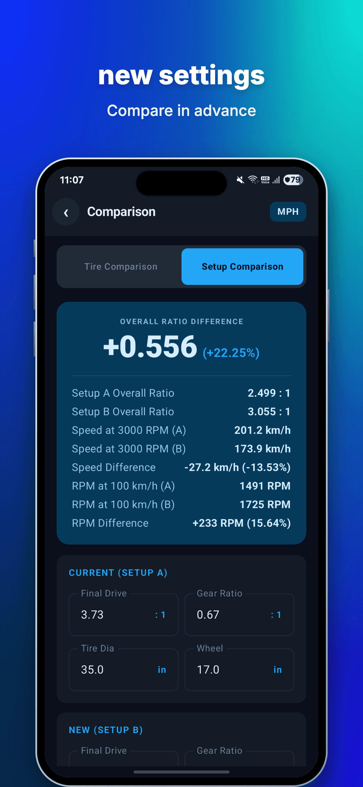 Gear Ratio & Speed Calculator Screenshot 7